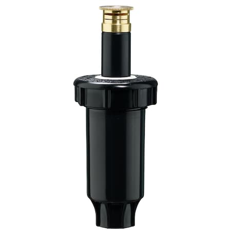 Orbit 54242 Spring Loaded Sprinkler with Twin-Spray Brass Nozzle 1/2 in Connection 15ft Half-Circle Brass 54523